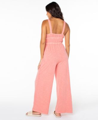 Women's Clover Sleeveless Square Neck Jumpsuit