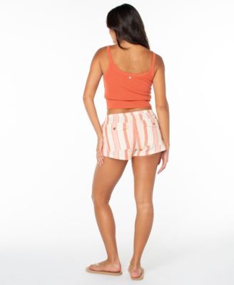 Women's Iyla Stripe Print Relaxed Fit Shorts