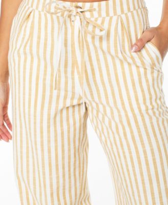 Women's Mavericks Stripe Print Straight Leg Trousers