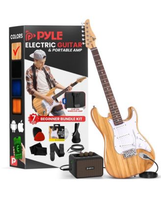  ST Style Electric Guitar Kit with 5W Amplifier and Accessories (PEGKT400NT) - High Gloss