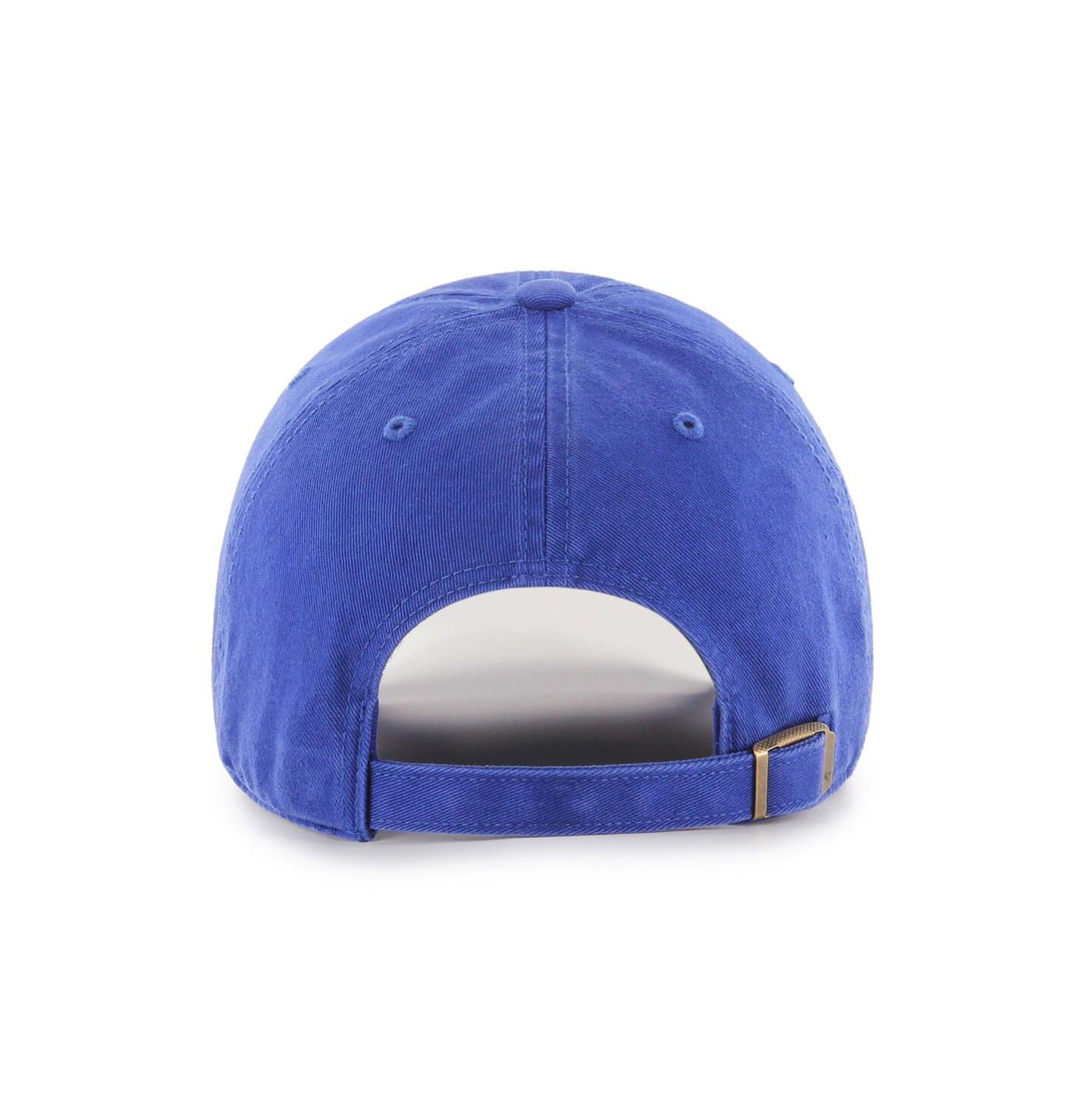Мужская кепка '47 Brand Royal New England Patriots Throwback Clean Up Adjustable Hat — фото 2