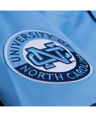 Men's Carolina Blue North Carolina Tar Heels Double Clutch Lightweight Satin Full-Snap Jacket