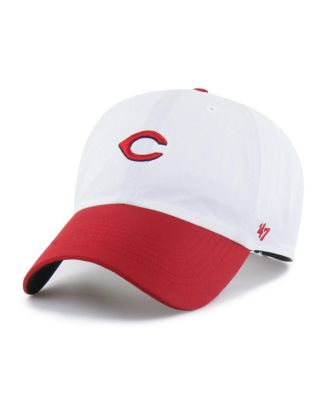 Men's White/Red Cincinnati Reds Vista Mini Clean Up Brrr Adjustable Hat