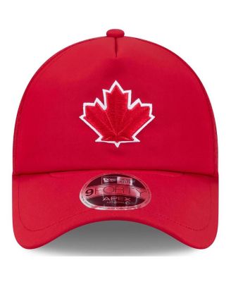 Men's Red Toronto Blue Jays 2026 Batting Practice Alternate Apex 9FORTY Adjustable Hat