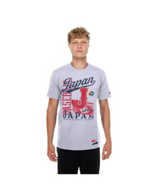 Men's White Japan Baseball 2026 World Baseball Classic Oversized Throwback Distressed T-Shirt