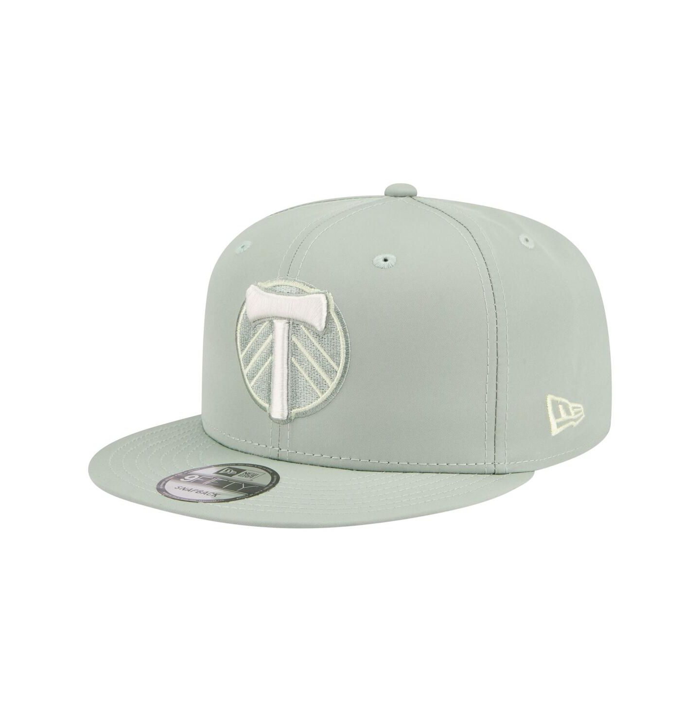 Мужские головные уборы New Era Mint Portland Timbers 2026 Jersey Hook 9FIFTY Snapback Hat — фото 3