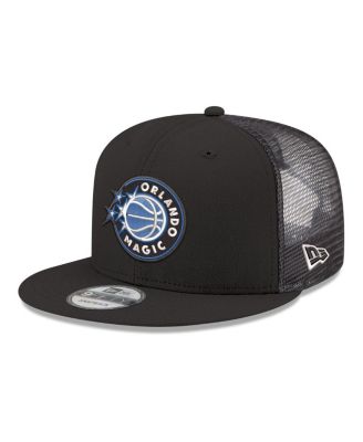 Men's Black Orlando Magic Core Logo Meshback 9FIFTY Snapback Hat