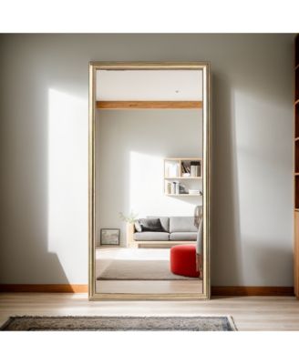 70 x 32 Inch Full Length Floor Mirror PS Frame Large Wall Mounted or Leaning Body Mirror for Bedroom Living Room Entryway