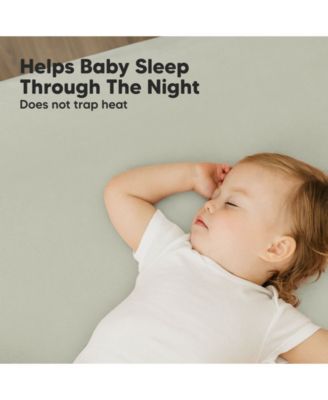 Mini Crib Sheets for Baby Girls, Boys, 2-Pack Soothe Pack and Play Sheets Fitted, Pack N Play Mattress Sheet