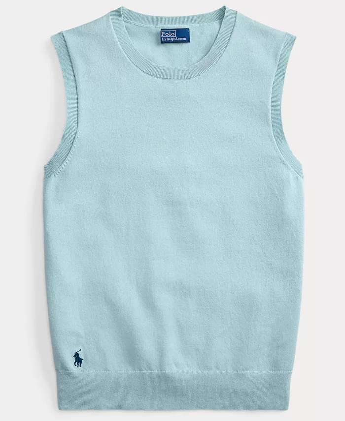 Women's Sleeveless Crewneck Sweater - thumbnail 6