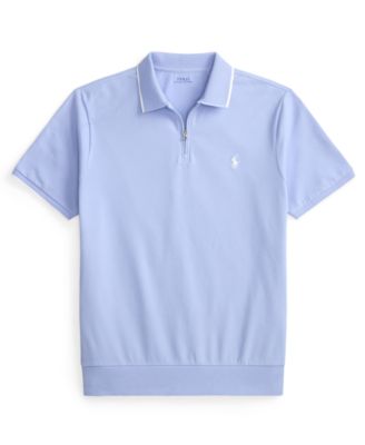 Polo Ralph Lauren Men's Classic-Fit Stretch Mesh Zip Polo Shirt