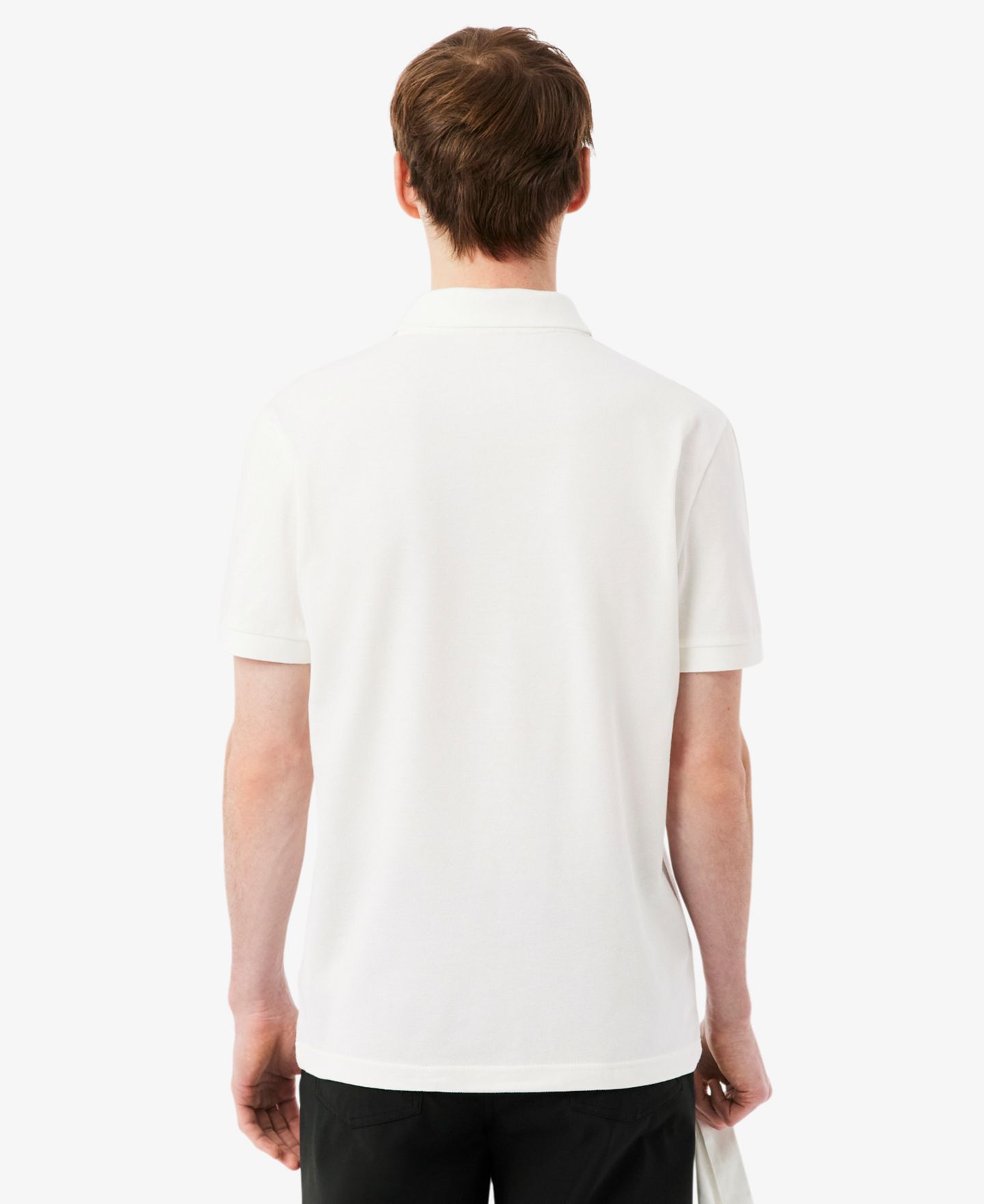 Мужское поло Lacoste Regular-Fit Short-Sleeve Polo Shirt, цвет: Flour — фото 4