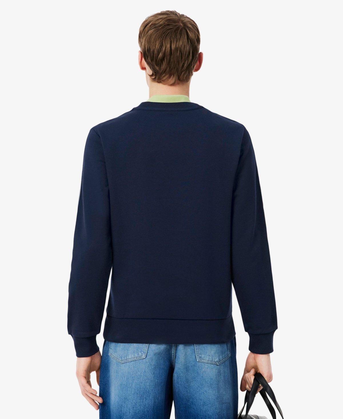 Lacoste Men's Long-Sleeve Fleece Sweatshirt