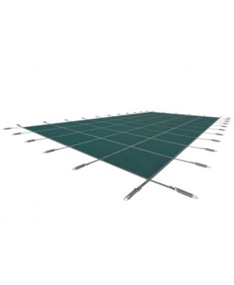 16x40ft Pool Safety Cover Mesh with Drainage Holes Winter Cover