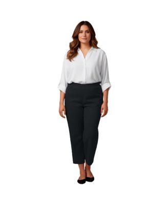Women's Super-Stretch Straight Ankle Pull-On Pant