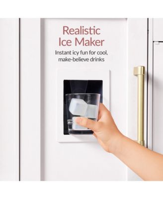 Deluxe Pretend Play Kitchen with Island, Espresso Machine Version