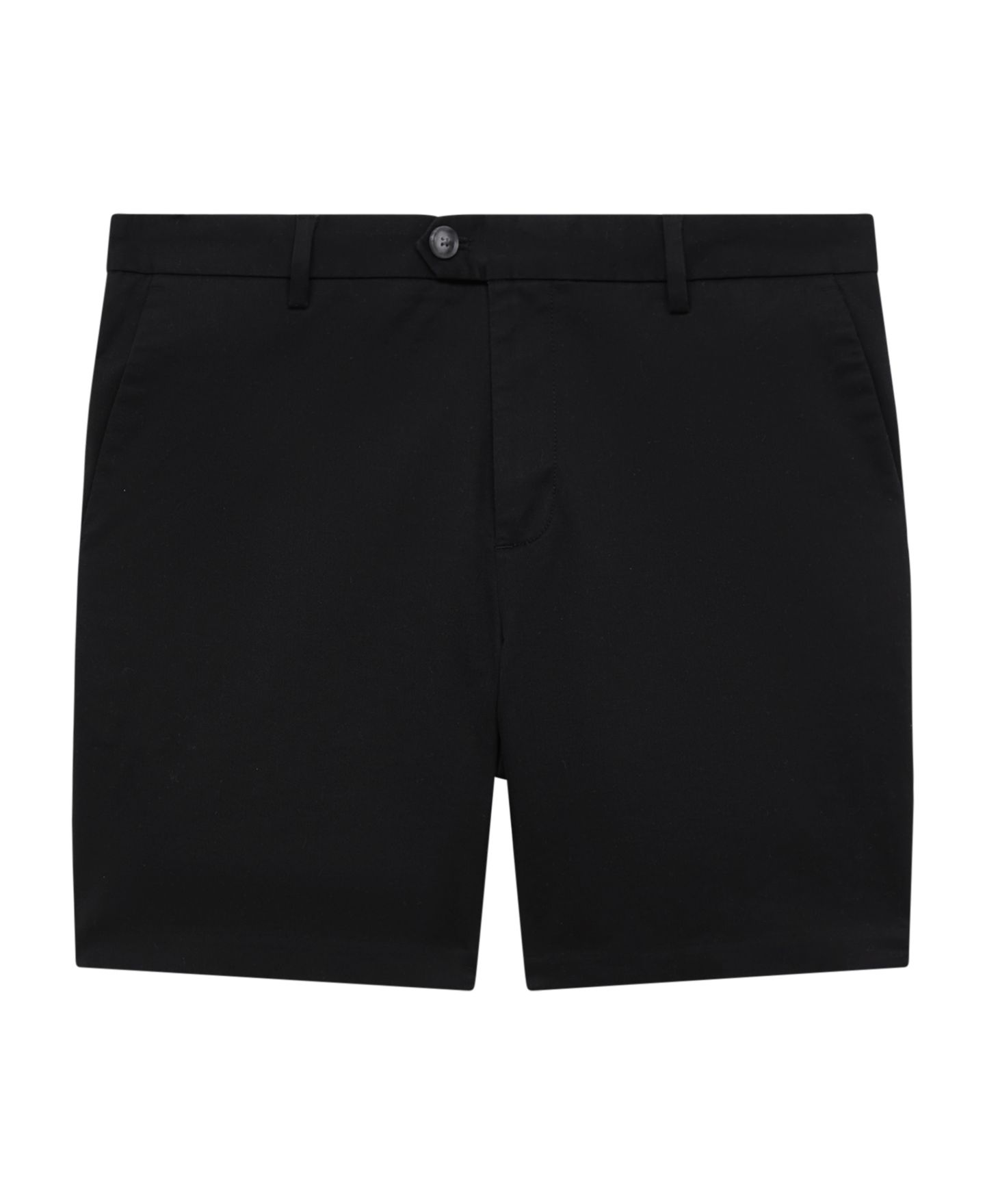 Мужские шорты REISS Wicket Modern Fit 7" Cotton Blend Chino, цвет: Чёрный — фото 5