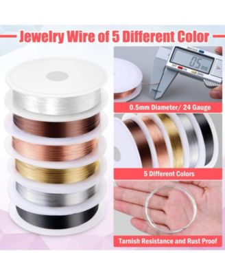 Wire Wrapping Jewelry Making Repair Beading Kit Tools Pliers Findings Ring