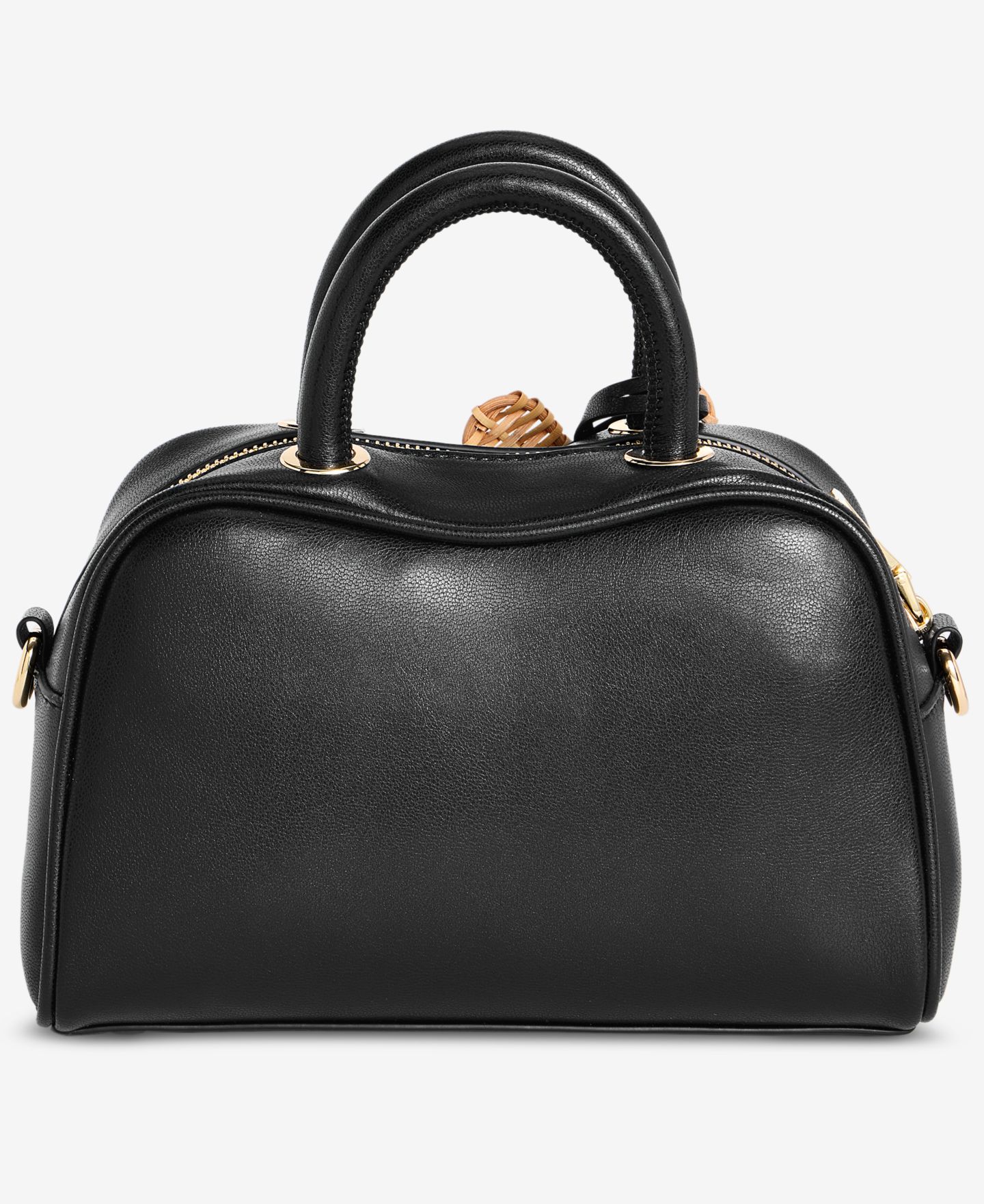 Женская сумка I.N.C. International Concepts Aydenn Mini Wave Satchel Handbag, цвет: Чёрный — фото 2