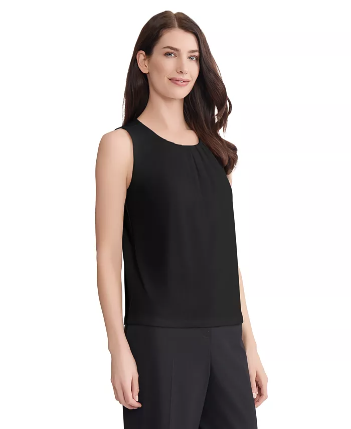 Women's Pleat Front Crewneck Top - thumbnail 10