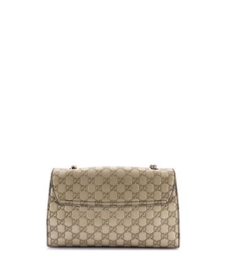 Medium Emily Chain Flap Bag Guccissima Leather