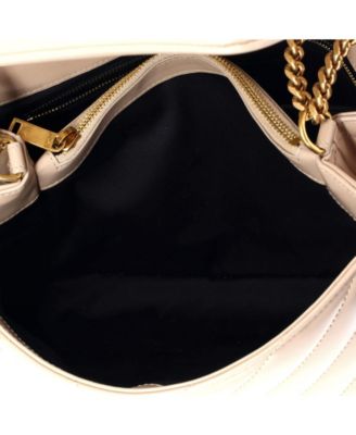 Medium Loulou Shoulder Bag Matelasse Chevron Leather