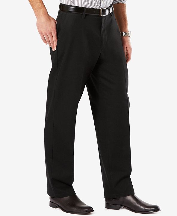 dockers men's relaxed fit comfort khaki pants d4
