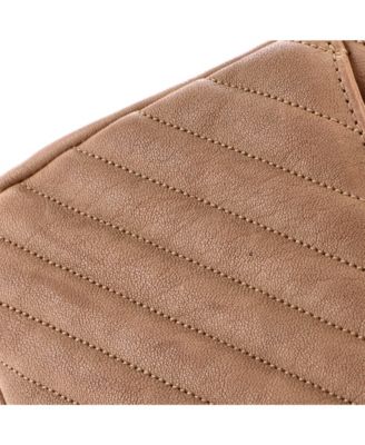 Medium Classic Monogram College Bag Matelasse Chevron Leather