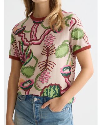 Women's Printed Regular-Fit T-Shirt