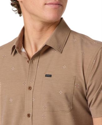 Men's Short-Sleeve Button-Up Shirt