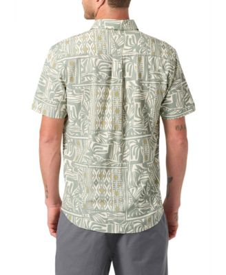 Men's Oasis Standard Short-Sleeve Printed Woven Shirt