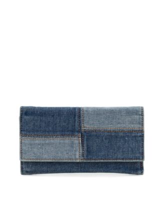 Terresa Denim Patchwork Wallet
