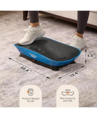 Auto-Start Vibration Plate – Whole Body Oscillation Machine with Bluetooth, 10 Speed Levels, Remote & Bands for Lymphatic Drainage