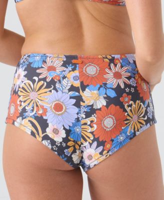 Women's Printed Sunflower Swim Bottoms