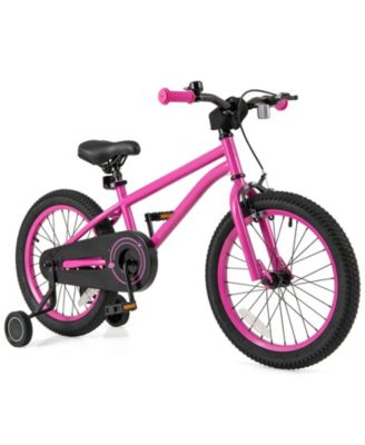 Kids Bicycle with Adjustable Seat and Removable Wheels