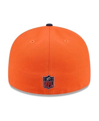 Men's Orange/Navy Denver Broncos 2026 NFL Draft Pre-Curved 59FIFTY Fitted Hat