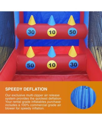 Knock IT Off Archery Target Game Inflatable with Air Blower (Accessories Not Included) , Kids and Adults, Commercial Grade, Rental Game, Knock Down Targets, Toss Throwing Game, Outdoor Indoor, 15oz PVC Vinyl, 90 LBS