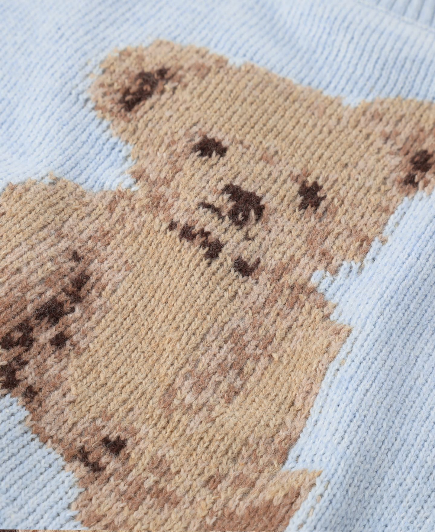 Свитер abercrombie kids Bear Oversized Fit Sweater для девочек-малышей, цвет: Синий — фото 3