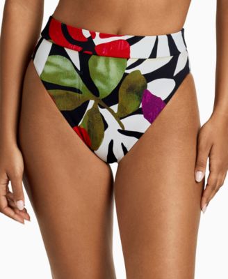 Women's Banded Modern High-Waist Swim Bottoms