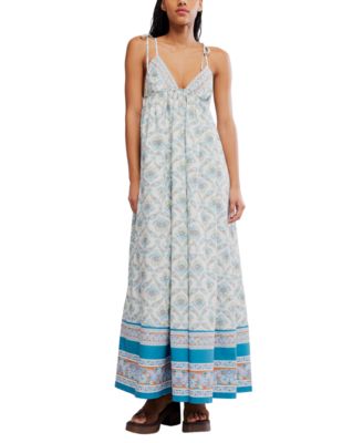 Women's Sorrento Stroll Printed Sleeveless Cotton Dress