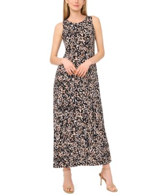 Women's Crewneck Sleeveless Maxi Dress
