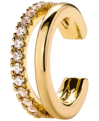 Jordana Gold-Plated Cuff Earrings