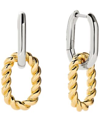 Ana Luisa Ash Double Two Tone Mini Drop Earrings - Two-Tone 75$