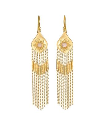 Daybreak Opal Sun Fringe Earrings