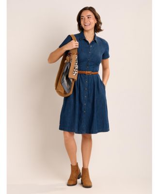Women's Antonia Button Front Denim Dress