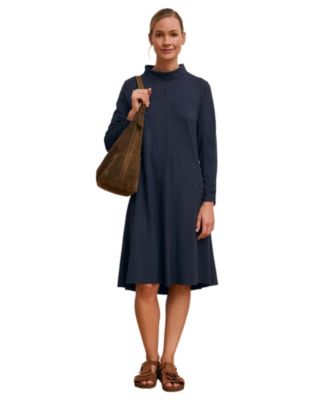 Women's Roll Neck Jersey Dress