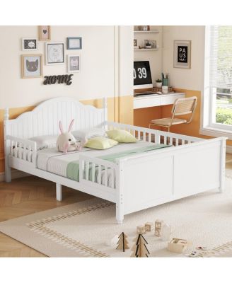 Wood Full Platform Bed with Headboard/Footboard