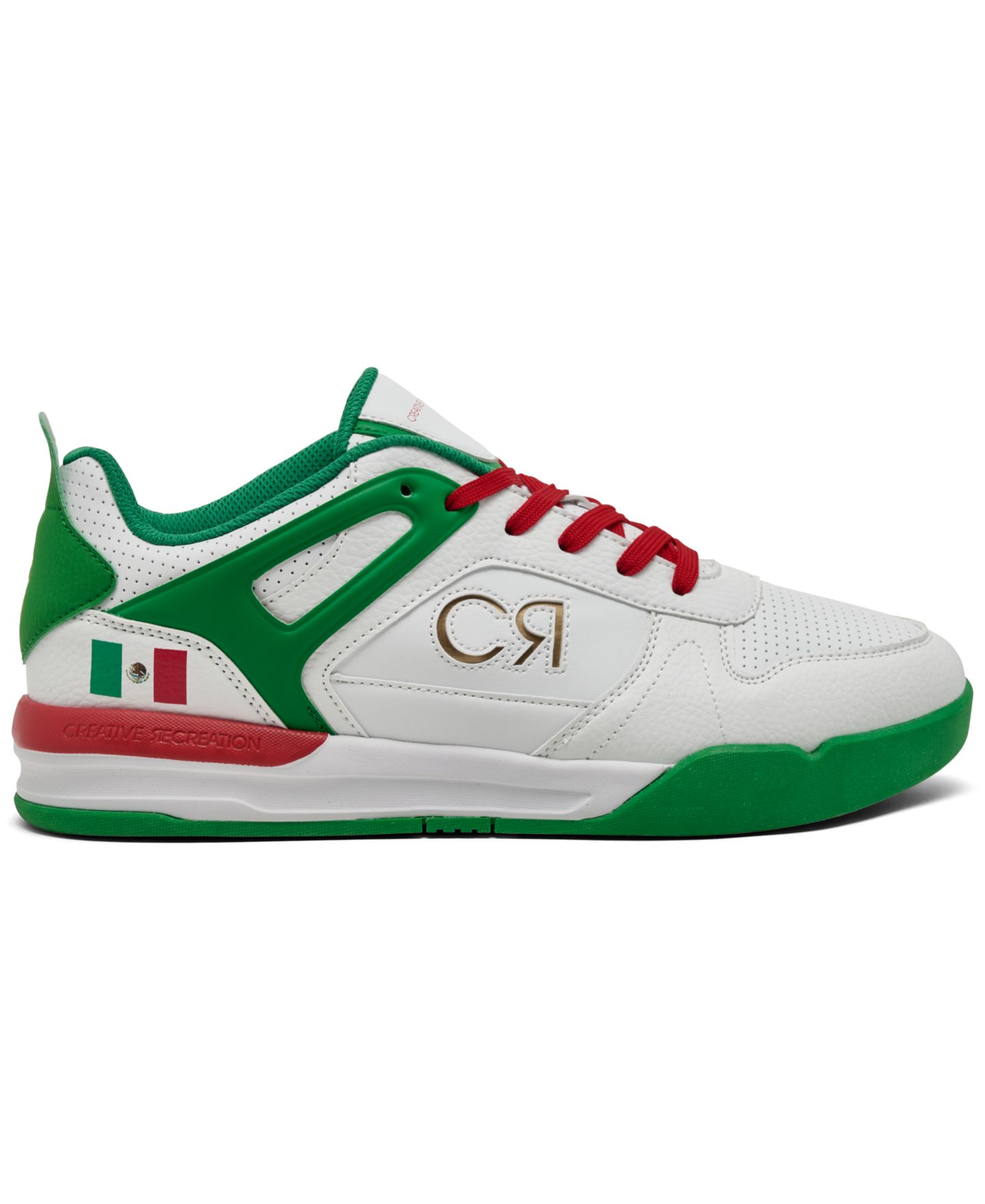 Мужские кроссовки Creative Recreation Rec Classic Mexico Casual, цвет: Белый / Зелёный — фото 2