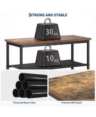 Slim Shoe Rack with Metal Frame and Fabric Shelves, Adjustable Shoe Storage Organizer for Entryway, Bedroom, Closet and Living Room