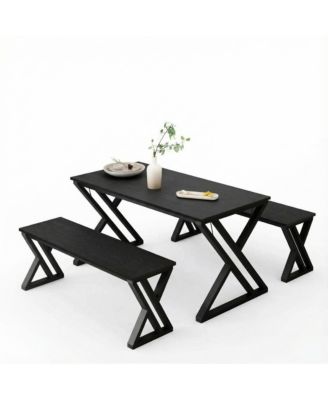 3-Piece Extendable Square 2-Person Dining Set